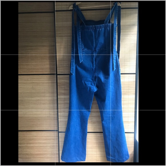 Vintage Sleeveless Jumpsuit foxy fit tie sleeves - Picture 7 of 13